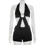 Sexy Backless Halterneck Romper GDSF-J26RP189