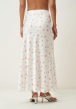 Satin Print Long Skirts GKYS-1111
