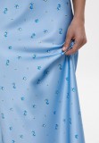 Satin Print Long Skirts GKYS-1111