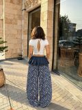Plus Size Detachable Waistband Star Patches Jeans GYLN-6267