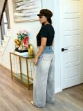 Gradient Washed Wide Leg Jeans GYLN-2651