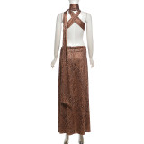 Sexy Hollow Out Backless Maxi Dress GZJQ-K6D06896A