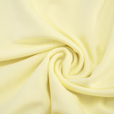 Solid Color Sleeveless Ruched Two Piece Skirts Set  GSZM-Y26ST221