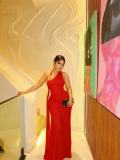 Single Shoulder Solid Color Ruched Maxi Dress GADE-11340
