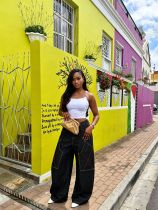 Plus Size Big Pokets Straight Jeans GYLN-1411