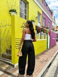 Plus Size Big Pokets Straight Jeans GYLN-1411
