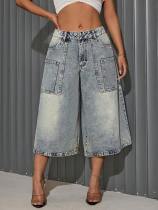 Casual Loose Seventh Jeans YMEF-59095