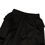 Solid Color Patchwork Wide Leg Pants AIL-350