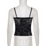 Lace Patchwork See Through Tops GPKJ-MR45461