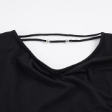 Backless Beaded Tie Up Top GPKJ-MR48684