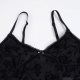 Lace Patchwork See Through Tops GPKJ-MR45461
