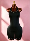 Solid Color Sleeveless Mini Dress GTGE-MH1021