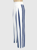 Color Block Press Pleated Pants SH-391557