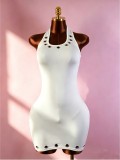 Solid Color Sleeveless Mini Dress GTGE-MH1021
