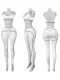 Contrast Color Sleeveless Tank Top Two Piece Set CH-26082
