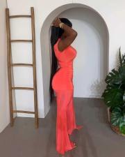 Sleeveless Ruched Tops Flare Pant 2 Piece Set YD-8862
