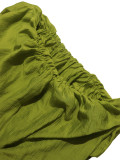 Solid Color Sleeveless Crop Top Lantern Pants Suit HNIF-YY043