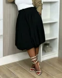Press Pleated Loose Wide Leg Seventh Pants LSD-2841