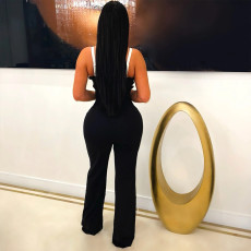 V Neck Sleeveless Casual Jumpsuit CYA-901595