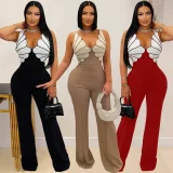 V Neck Sleeveless Casual Jumpsuit CYA-901595