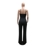 V Neck Sleeveless Casual Jumpsuit CYA-901595