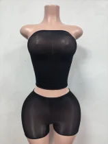 Pre Order: About 7 work days shipping See Through Sexy Short Suit YUEM-202637