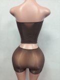 Pre Order: About 7 work days shipping See Through Sexy Short Suit YUEM-202637
