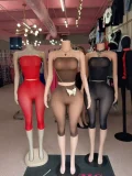 Pre Order: About 7 work days shipping Sexy See Through Two Piece Set YUEM-202638