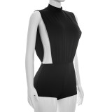 Solid Color Sleeveless Romper GDSF-J26RP174