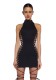 Sleeveless Hollow Out Bandage Dress GFCF-1479