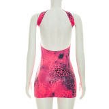 Leopard Print Tube Top Dress GSZM-D26DS171