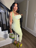 Polka Dot Print Tube Top Three Piece Set SFY-879