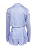 Solid Color Sling Vest+Long Sleeve Coat+Skirt 3 Piece Set SHD-8002