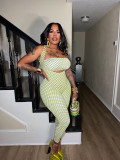 Polka Dot Print Tube Top Three Piece Set SFY-879