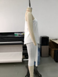 Sleeveless Irregular Tie Up Two Piece Pants Set GHYX-TJY8243