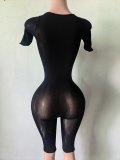 Pre Order: About 7 work days shipping Solid Color Romper YUEM-202642