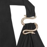 Sexy Deep V Neck Backless Maxi Dress GFYX-7715