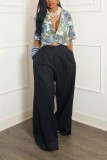Solid Color Straight Pants GXHF-2126