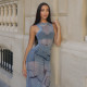 O Neck Sleeveless Print Maxi Dress GJYO-JD305366