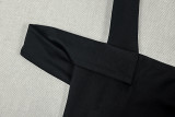 Solid Color Off Shoulder Mini Dress GJYO-JD305396