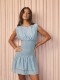 Sleeveless Solid Color Mini Dress GPBY-DR8371