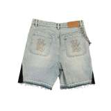 Embroidered Patchwork Denim Shorts GZLX-2024