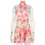Print Sleeveless Mini Dress GJYO-JD305273