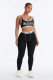 VIP1 Letter Print Sleeveless Tank Top 2 Piece Pants Set GFCF-1485