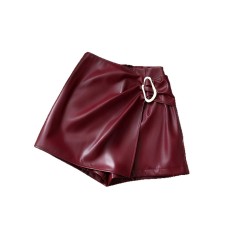 Casual PU Leather Short GPBY-SK8218