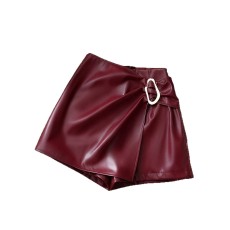 Casual PU Leather Short GPBY-SK8218