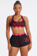 VIP1 Letter Print Tank Top Shorts 2 Piece Set GFCF-1486