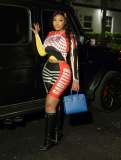 VIP1 Letter Print Long Sleeve Short 2 Piece Set GFCF-1495