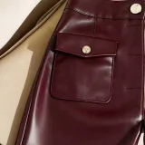 PU Leather Tight Mini Short GPBY-SK8217