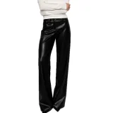 Fashion PU Leather Straight Pants GPBY-TR8331
